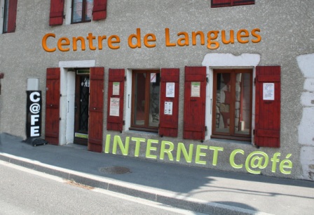 Photo montage Internet Café Duingt 2009
